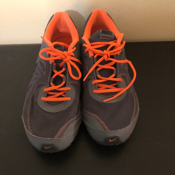 nike reax orange